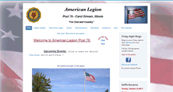 Desktop Screenshot of americanlegionpost76.org